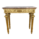 Vergoldete, klassizistische Konsole