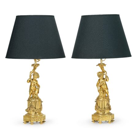 Paar Tischlampen