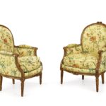 Paar Louis XVI Bergeren