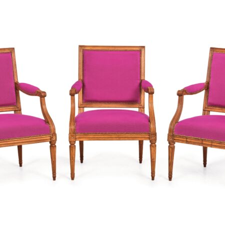 Satz von drei Fauteuils