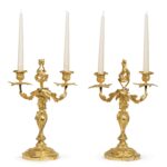 Paar Kandelaber