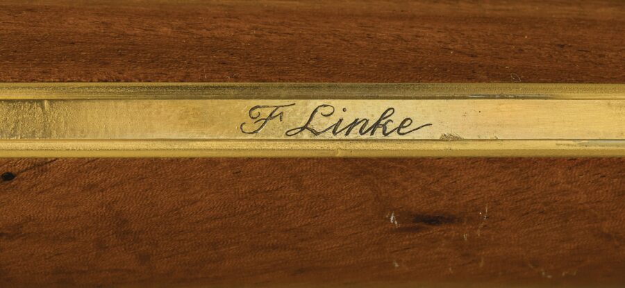 Schlagstempel F. Linke