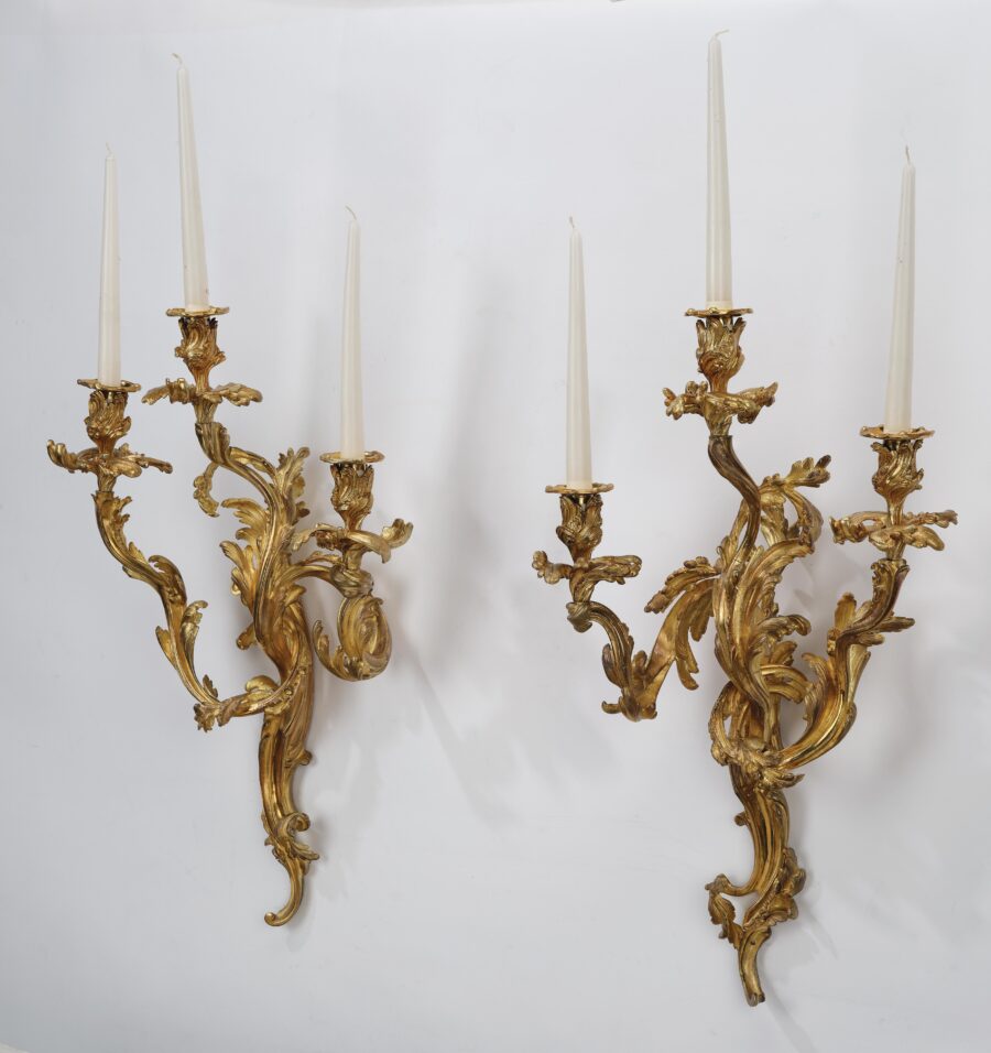 A Pair of Large Appliques
