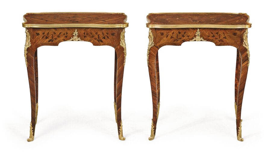 Rare Pair of Salon Tables
