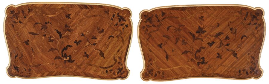 Rare Pair of Salon Tables