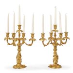 Paar Kandelaber